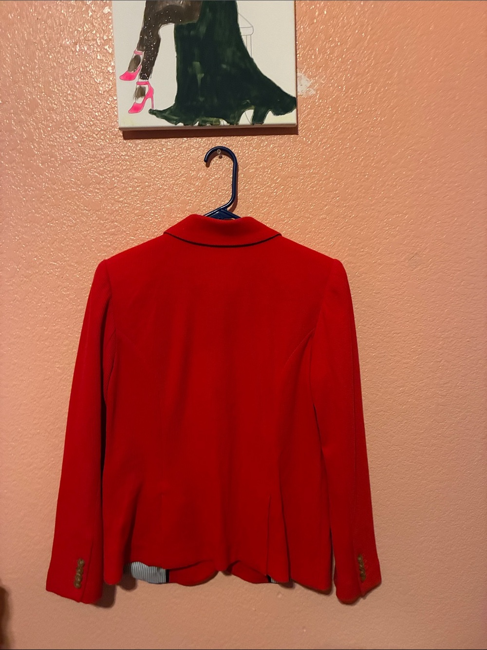 COURT & ROWE Bright Red Single-Button Blazer - Picture 4 of 10